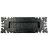 Wrzutnia na listy ozdobna 304x102mm czarna kuta