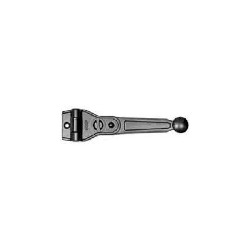 Zamknięcie okiennicy Ramię 90mm 180st.    czarne