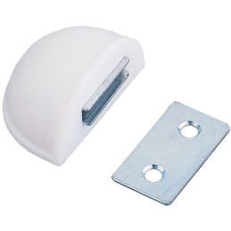 Odbój magnetyczny wys. 24,5mm biały odbojnik podłogowy mod. 403 DIS