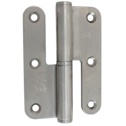 Zawias do drzwi 100x70mm stal nierdzewna INOX PRAWY (pl) mod. 421
