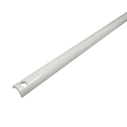 Pręt zasuwnicy 16x8x1300mm stalowy biały 9016/80 do klamek Cremone