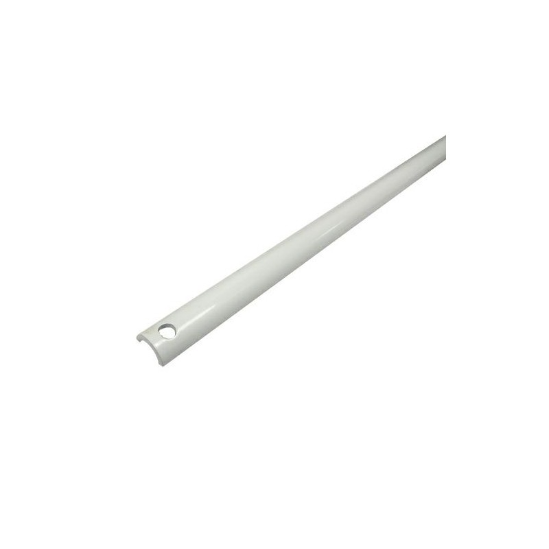Pręt zasuwnicy 16x8x1300mm stalowy biały 9016/80 do klamek Cremone