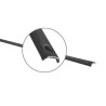 Pręt zasuwnicy okiennej 16x5x2440mm czarny do klamek Cremone