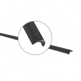 Pręt zasuwnicy 16x8x2440mm stalowy czarny do klamek Cremone