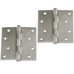 Zawias do drzwi 102x102mm stal nierdzewna INOX splatany łożyska 2szt. mod. 2012