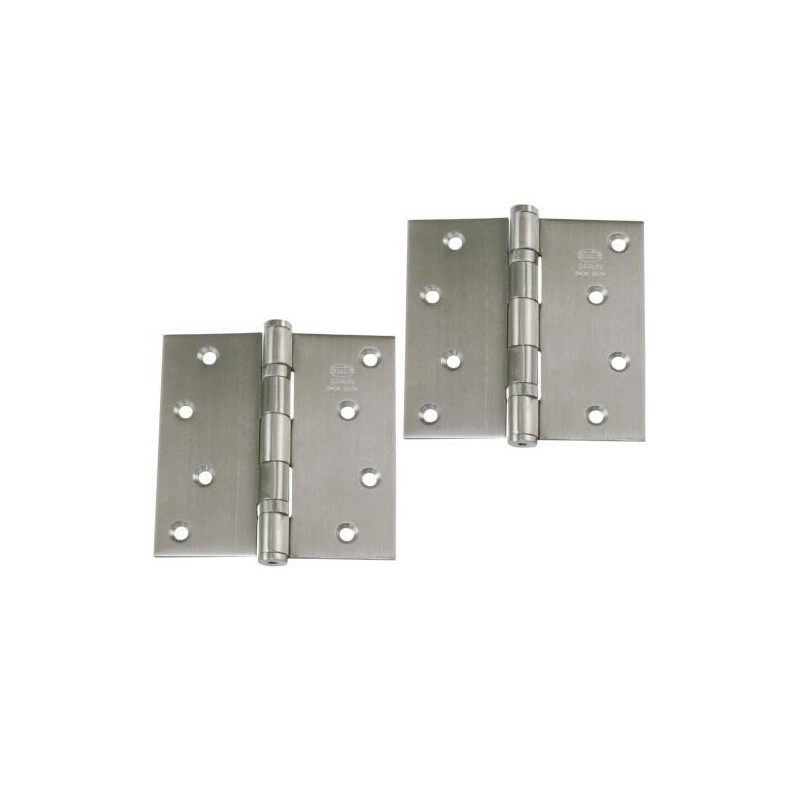 Zawias do drzwi 76x76mm stal nierdzewna INOX splatany łożyska 2szt. mod. 2012