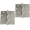 Zawias do drzwi 76x76mm stal nierdzewna INOX splatany łożyska 2szt. mod. 2012