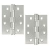 Zawias do drzwi 102x89mm stal nierdzewna INOX splatany łożyska 2szt. mod. 2012CE