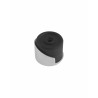 Odbój drzwiowy czarny / chrom mat 38mm odbojnik podłogowy