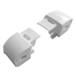 Zakończenie czerpni plastikowe 13mm białe prawe + lewe