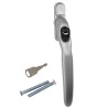 Klamka Overture Lock 40x7 prosta chr.sat