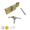 Wkładka z gałką do drzwi 70mm G35/35 mosiądz połysk mod. 9500