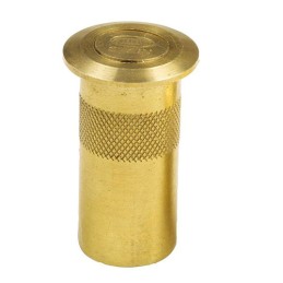 Zaczep tulejka ze sprężyną do zasuwy czołowej 12mm mosiężny mod.100