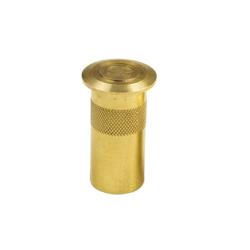 Zaczep tulejka ze sprężyną do zasuwy czołowej 12mm mosiężny mod.100