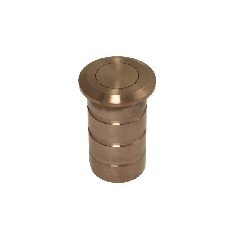 Zaczep tulejka ze sprężyną do zasuwy czołowej fi. 13mm miedziany