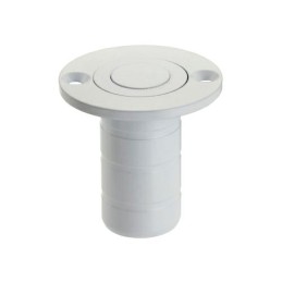 Zaczep ze sprężyną zasuwy Flush Bolt fi. 13mm biały matowy