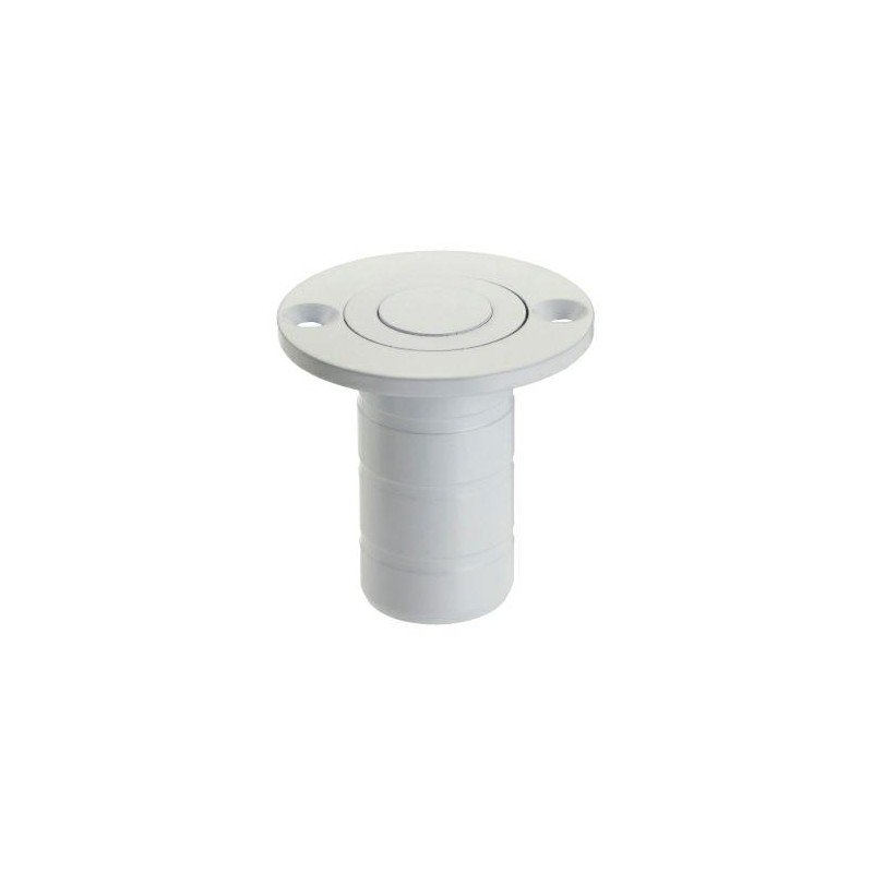 Zaczep ze sprężyną zasuwy Flush Bolt fi. 13mm biały matowy