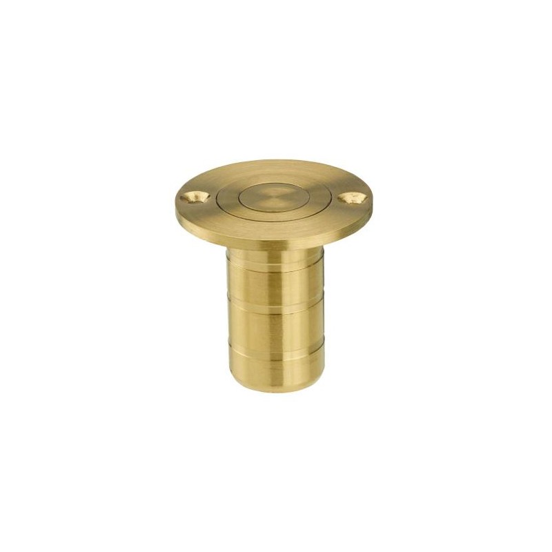 Zaczep ze sprężyną zasuwy Flush Bolt fi. 13mm mosiądz satyna