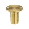 Zaczep ze sprężyną zasuwy Flush Bolt fi. 13mm mosiądz satyna