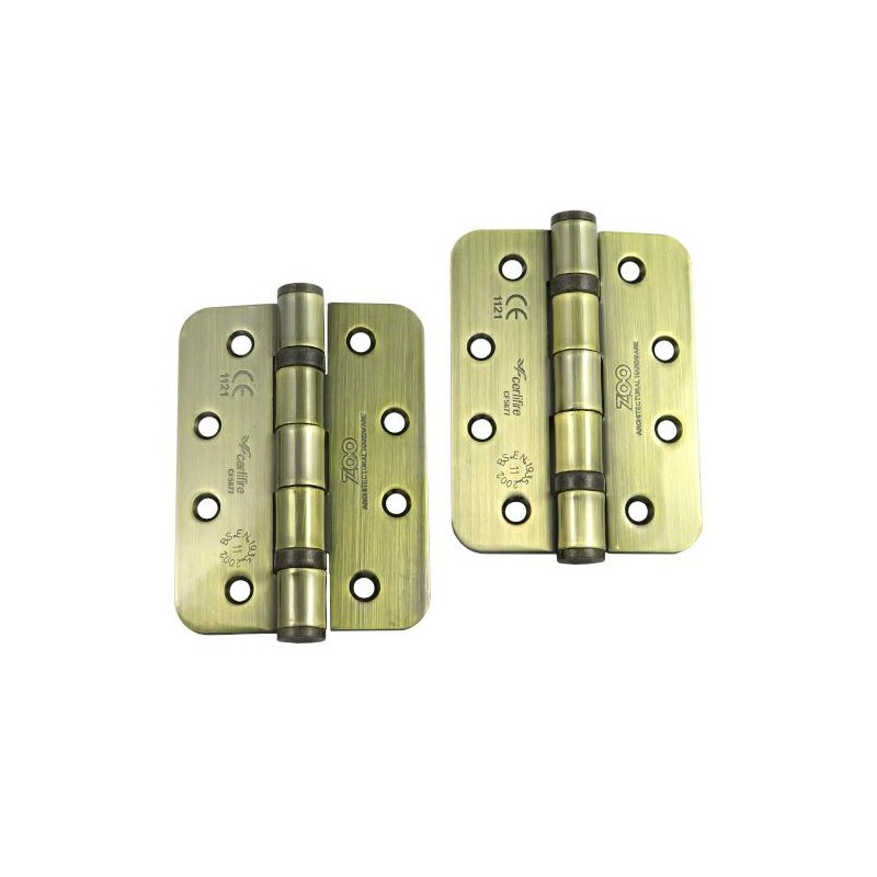Zawias stalowy 102x76mm złoto antyczne 2szt. łożyskowany mod. ZHS43R