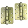 Zawias stalowy 102x76mm złoto antyczne 2szt. łożyskowany mod. ZHS43R