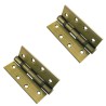 Zawias stalowy 102x76mm złoto antyczne 2szt. łożyskowany mod. ZHS43