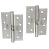 Zawias do drzwi 102x76mm stal nierdzewna INOX samozamykający LEWY (pl) 2szt.