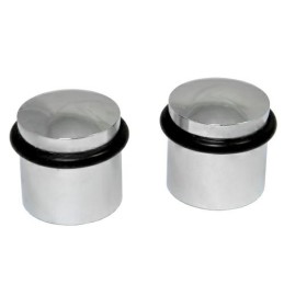 Odbój drzwiowy 25x27mm chrom połysk odbojnik podłogowy 2szt. O-RING ref. 503