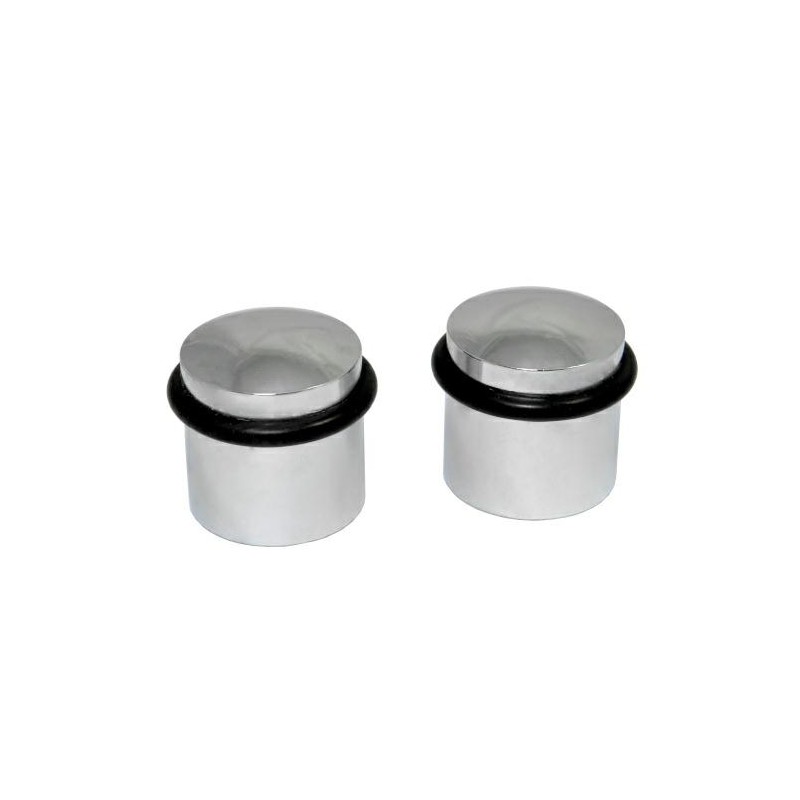 Odbój drzwiowy 25x27mm chrom połysk odbojnik podłogowy 2szt. O-RING ref. 503