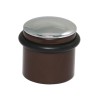 Odbój drzwiowy 25x27mm brązowy / chrom odbojnik podłogowy 2szt. O-RING ref. 503