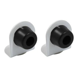 Odbój drzwiowy 30x37mm biały odbojnik podłogowy 2szt. GOMMINO ref. 501