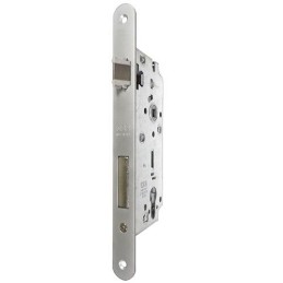 Zamek drzwiowy na wkładkę 85/70 F22 chrom mat SICUREZZA 2.0