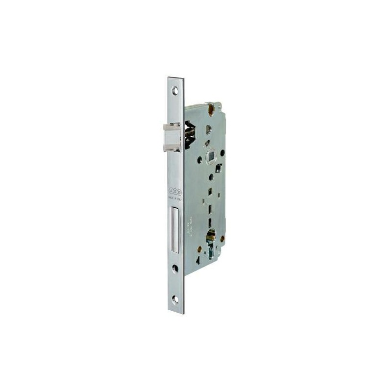 Zamek na wkładkę 85/70 niklowany czoło 22x238 prost. SICUREZZA 2.0