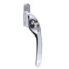 Klamka okienna z kluczykiem Overture Lock 40x7 chromowana Prawa