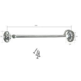 Zamknięcie hakowe 300mm 12" chrom satyna haczyk zamykający