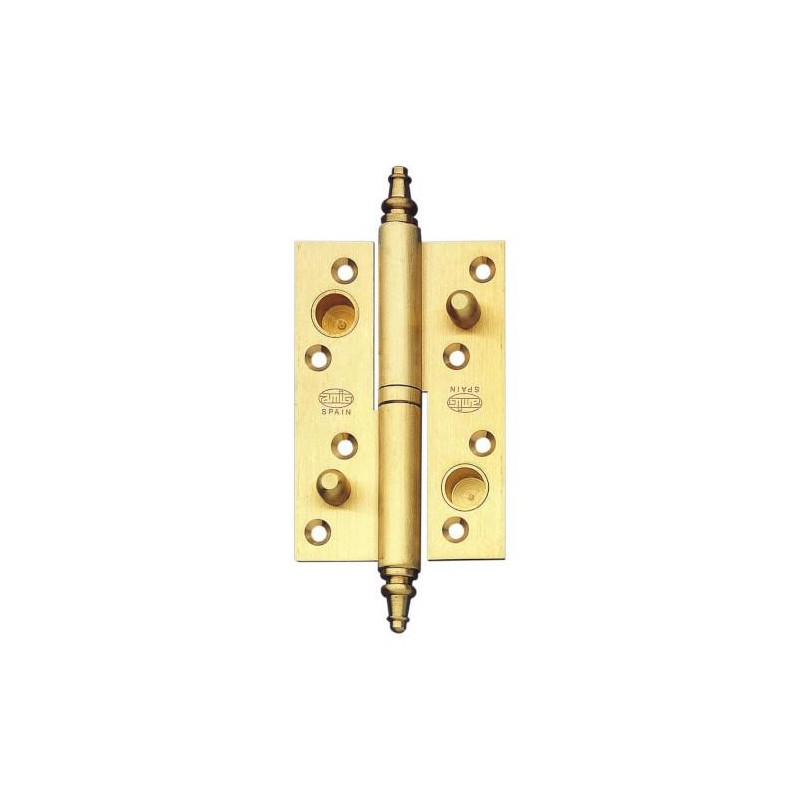 Zawias 416-120x80 mosiądz satyn Lewy Iz