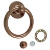 Kołatka drzwiowa Bull Ring miedziana 127mm okrągła