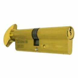 Wkładka z gałką do drzwi 95mm G45/50 mosiężna BS 1 Kitemark