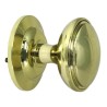 Gałka drzwiowa stała mod. ROUND 75mm HX złota