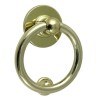 Kołatka drzwiowa Bull Ring Hardex złota 127mm okrągła