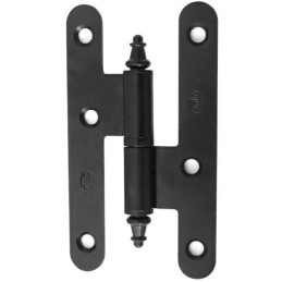 Zawias do drzwi 100x56mm stal czarny rozłączny LEWY (pl) mod. 408C