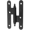 Zawias do drzwi 100x56mm stal czarny rozłączny LEWY (pl) mod. 408C