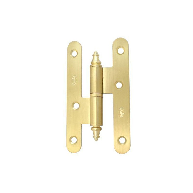 Zawias do drzwi 100x56mm stal mosiądzowany mat rozłączny PRAWY (pl) mod. 408C