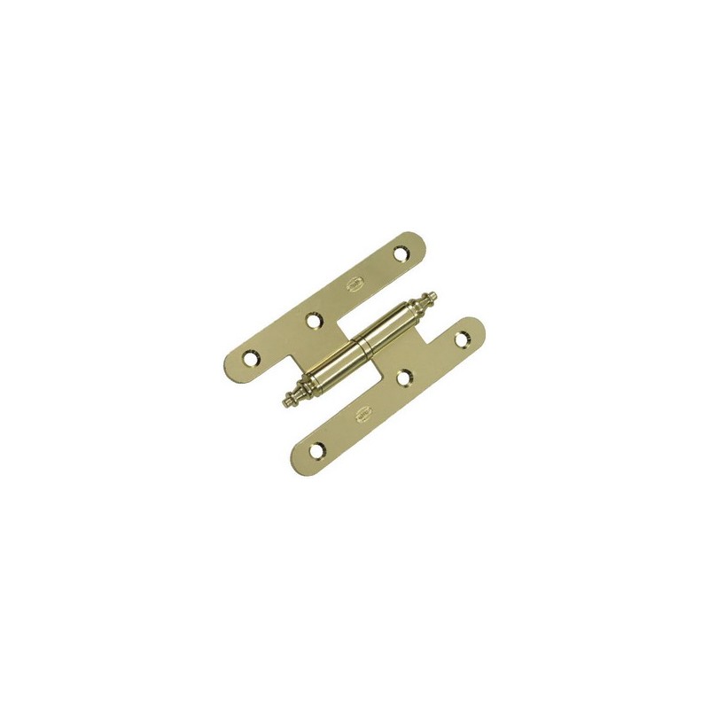 Zawias do drzwi 100x56mm stal złoty rozłączny PRAWY (pl) mod. 408C