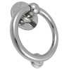 Kołatka drzwiowa Bull Ring Hardex 127mm chromowana okrągła