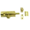 Zasuwka mosiężna 75x30mm z trzema zaczepami