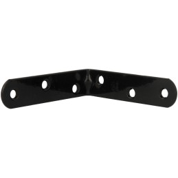 Kątownik budowlany 80x80x19mm czarny mod. 3