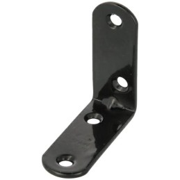 Kątownik budowlany 50x50x18mm czarny mod. 3