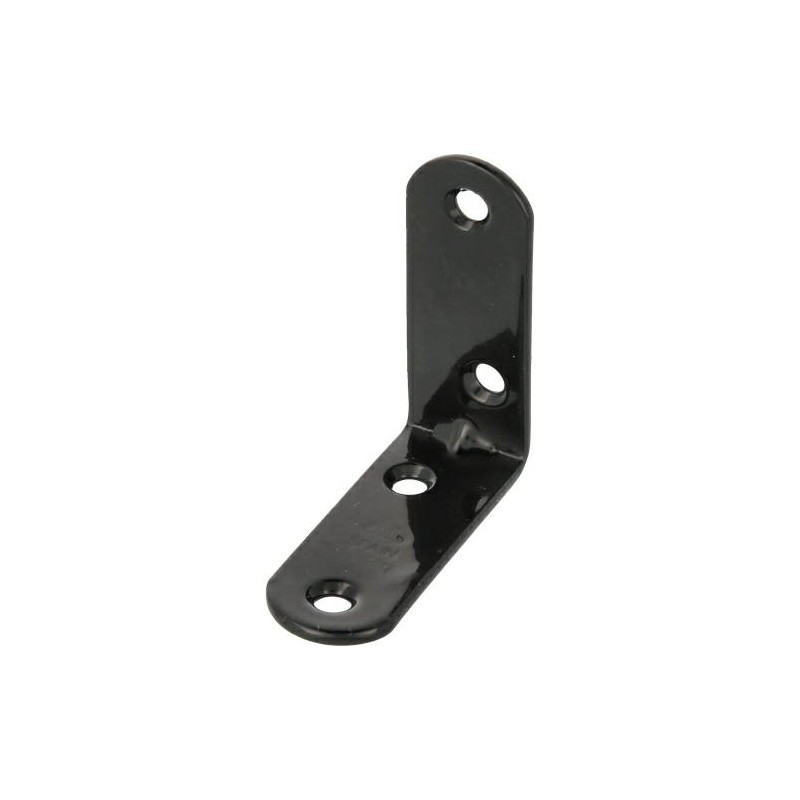 Kątownik budowlany 50x50x18mm czarny mod. 3