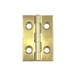 Zawias meblowy 38x25mm mosiężny splatany mod. 1002